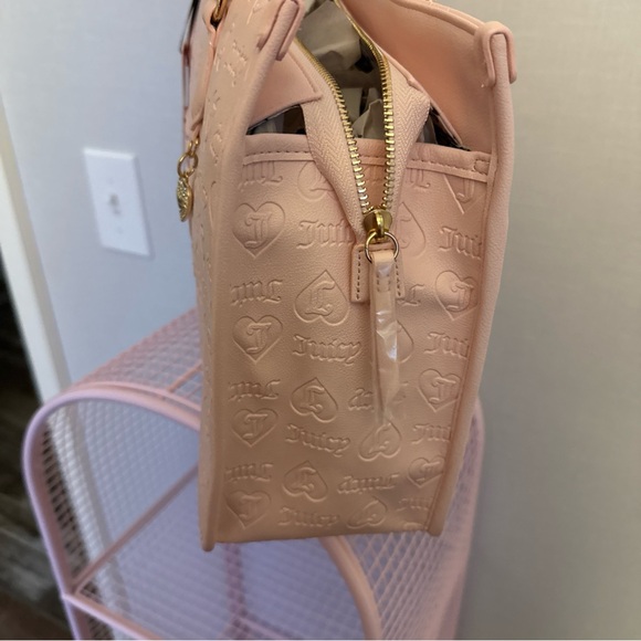 Juicy Couture Light Pink Embossed Tote - Picture 2 of 6